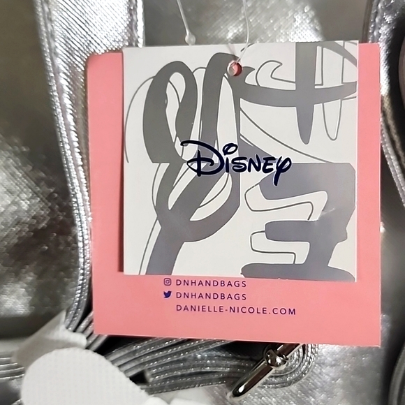 Disney Silver Dani Nicole Minnie Mouse Mini Backpack - Picture 5 of 13